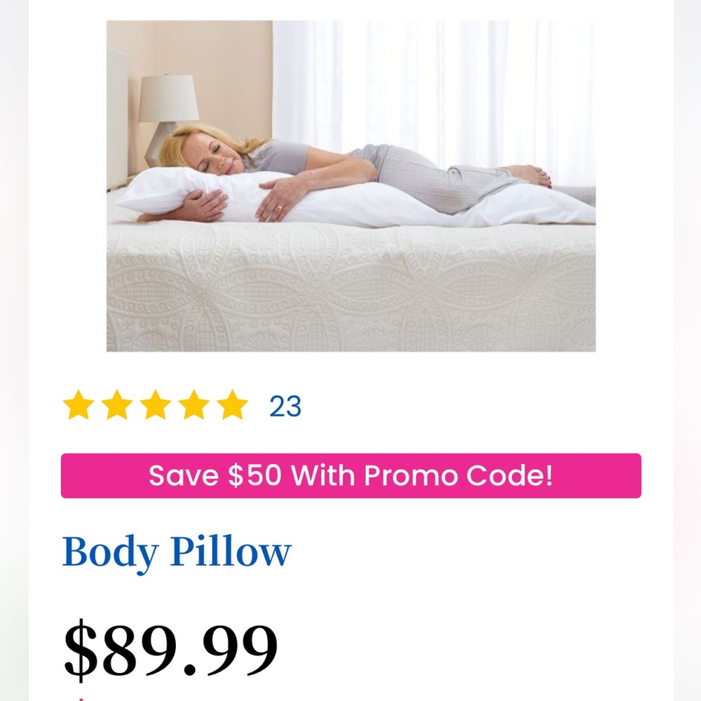 My Pillow body pillow